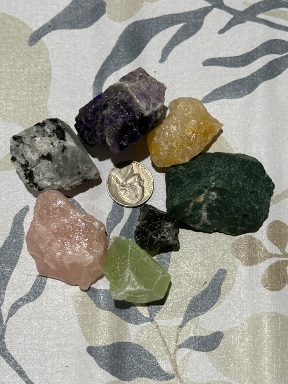 7 Natural Multi-Color Decorative Crystal Assortment - Home Accents - Picture 1 of 7